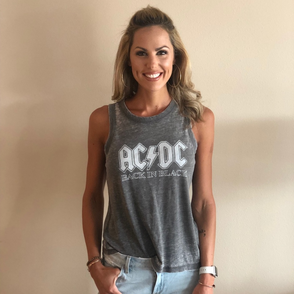 Gray vintage top